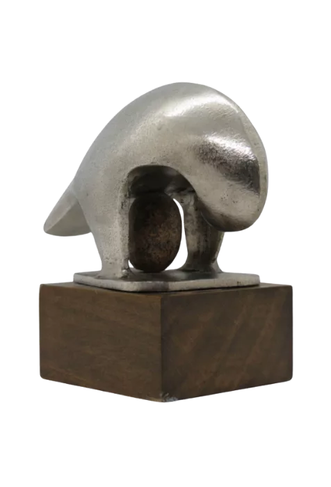Metalskulptur af Runo Vilhelm Lette Johansson